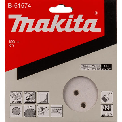 Afbeelding Makita schuurschijf k320 150mm B-51574