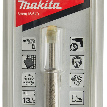 Afbeelding Makita diamantboor droog 6x20mm B-51823