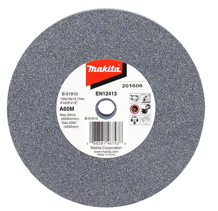 Afbeelding Makita slijpst. 150x16x12,7mm a60m B-51910