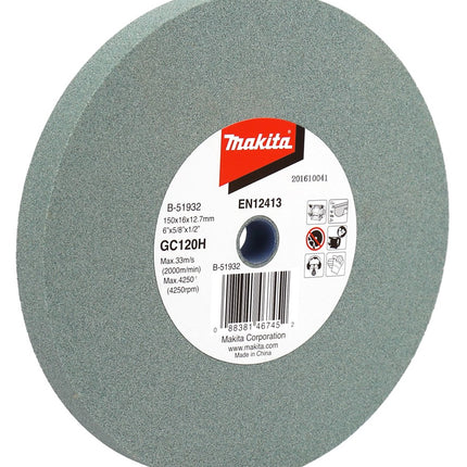 Afbeelding Makita slijpst. 150x16x12,7mm gc120h B-51932