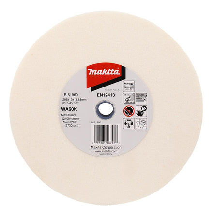 Afbeelding Makita slijpst. 205x19x15,88mm wa60k B-51960
