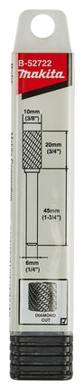 Afbeelding Makita carbide frees 10x20mm s=6 met. B-52722