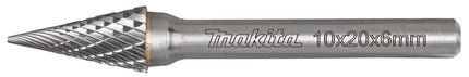 Afbeelding Makita carbide frees 10x20mm s=6 met. B-52847