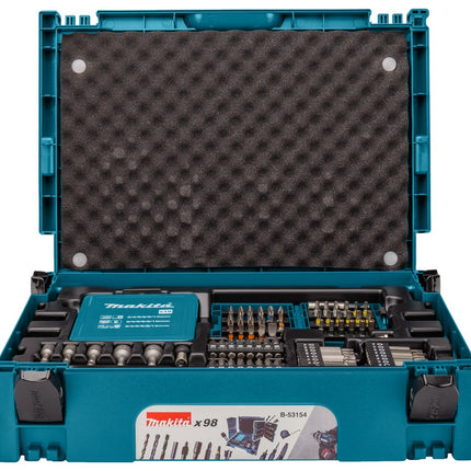 Afbeelding Makita boor/bit set 98-dlg m-box nr1 B-53154