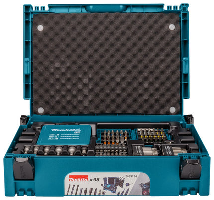 Afbeelding Makita boor/bit set 98-dlg m-box nr1 B-53154