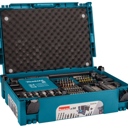 Afbeelding Makita boor/bit set 98-dlg m-box nr1 B-53154