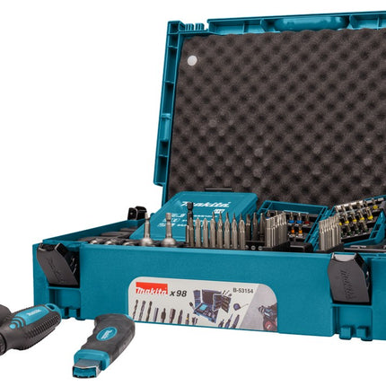 Afbeelding Makita boor/bit set 98-dlg m-box nr1 B-53154