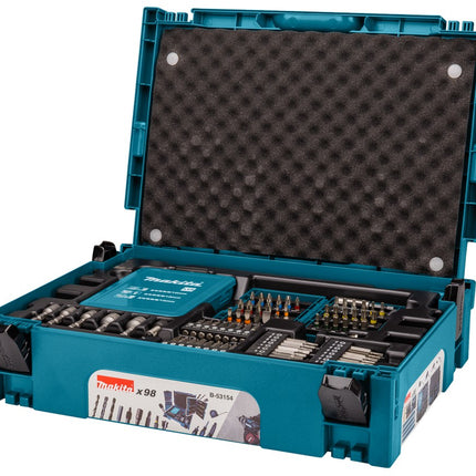 Afbeelding Makita boor/bit set 98-dlg m-box nr1 B-53154