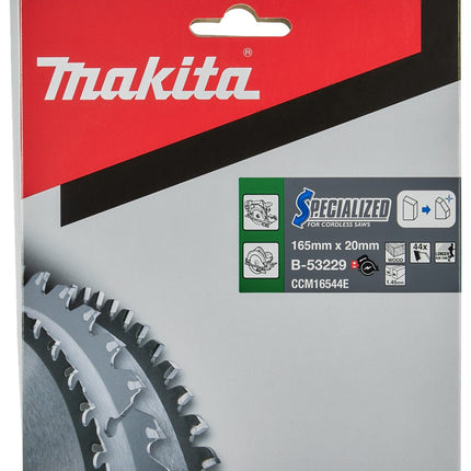 Afbeelding Makita zaagb hout 165x20x1,45 44t 23g B-53229