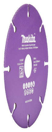 Afbeelding Makita doorslijps. diam 115x1,3mm met B-53687
