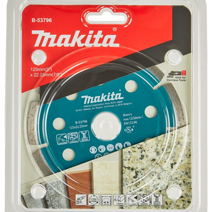 Afbeelding Makita diamantschijf 125x1,6x22,2mm B-53796