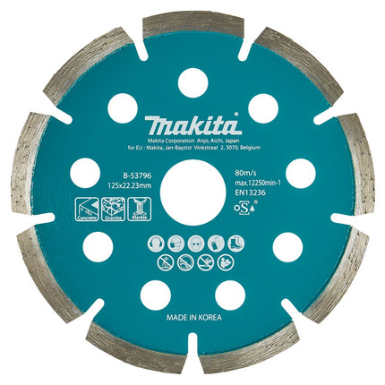 Afbeelding Makita diamantschijf 125x1,6x22,2mm B-53796