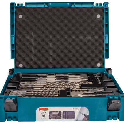 Afbeelding Makita boor/beitelet 17-dlg m-box nr1 B-53877