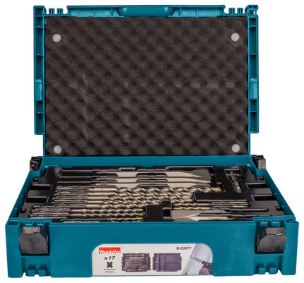 Afbeelding Makita boor/beitelet 17-dlg m-box nr1 B-53877