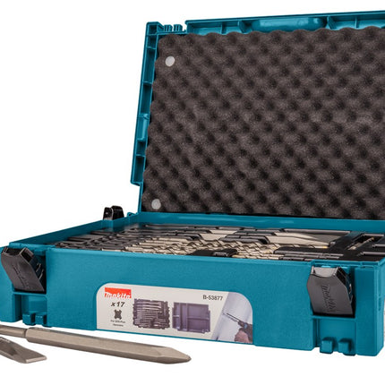 Afbeelding Makita boor/beitelet 17-dlg m-box nr1 B-53877