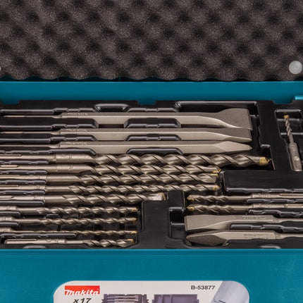 Afbeelding Makita boor/beitelet 17-dlg m-box nr1 B-53877