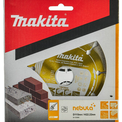 Afbeelding Makita diamantsch. 115x22,2mm oranje B-53986