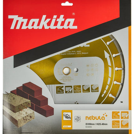 Afbeelding Makita diamantsch. 350x25,4 oranje B-54053