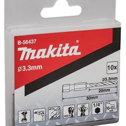 Afbeelding Makita blindklinknagelboor 3,3x50mm B-56437