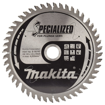 Afbeelding Makita zaagb corian 165x20x2,0 48t 5g B-56742