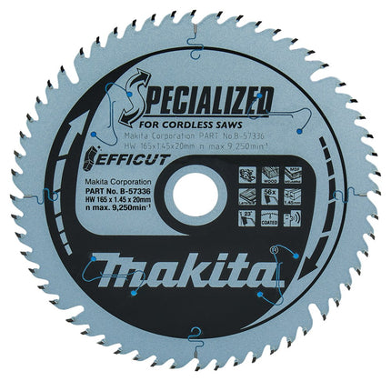 Afbeelding Makita zaagb hout 165x20x1,6 56t B-57336
