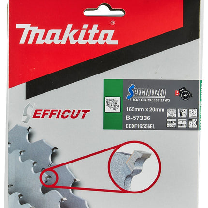Afbeelding Makita zaagb hout 165x20x1,6 56t B-57336