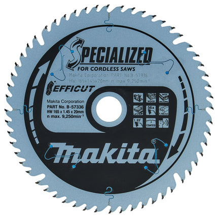 Afbeelding Makita zaagb hout 165x20x1,6 56t B-57336
