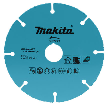Afbeelding Makita doorslijps. 125x1.0 multi hm B-57722