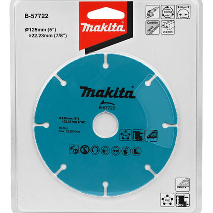 Afbeelding Makita doorslijps. 125x1.0 multi hm B-57722