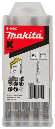Afbeelding Makita sds hamerboor 6x160 5stk B-60280