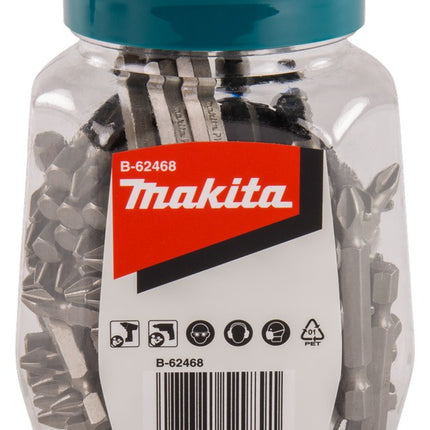 Afbeelding Makita schroefbit ph2x50mm pot 100st B-62468