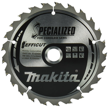 Afbeelding Makita zaagb ffcut 165x20x2,0 25t B-62985