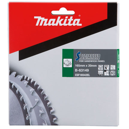 Afbeelding Makita zaagb sandwp 165x20x42t 0g B-63149