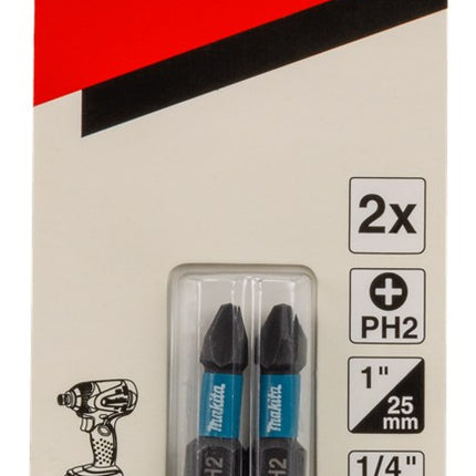 Afbeelding Makita slagschr.b. blk ph2x25mm B-63616