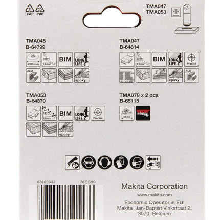 Afbeelding Makita timmer set tbv tm3000cx3 B-67511