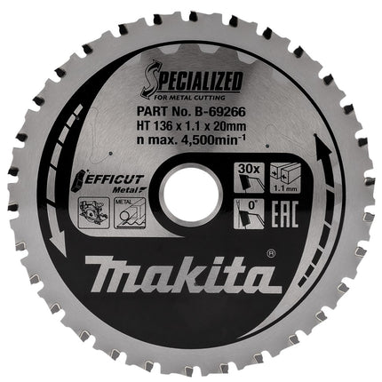 Afbeelding Makita zaagb ffcut 136x20x1,1 30t 0g B-69266