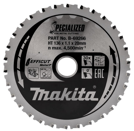 Afbeelding Makita zaagb ffcut 136x20x1,1 30t 0g B-69266