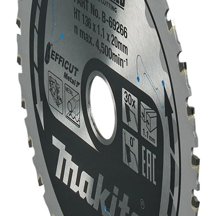 Afbeelding Makita zaagb ffcut 136x20x1,1 30t 0g B-69266