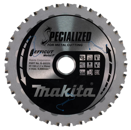 Afbeelding Makita zaagb ffcut 150x20x1,1 33t 0g B-69325