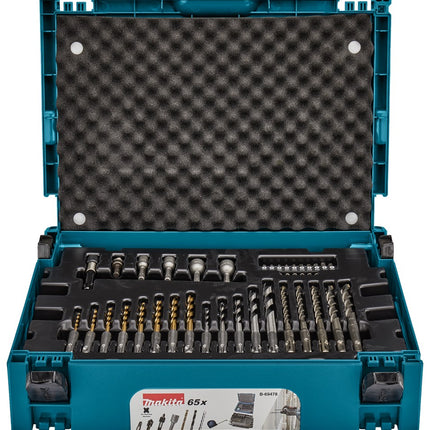 Afbeelding Makita sds boor/bitset 65-dlg mbox B-69478
