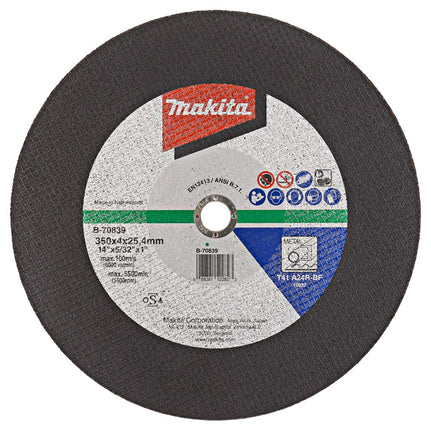 Afbeelding Makita doorslijpsch.350x25,4mm metal B-70839