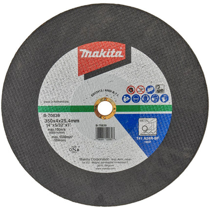 Afbeelding Makita doorslijpsch.350x25,4mm metal B-70839