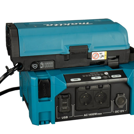 Afbeelding Makita set omvormer rugadapter 18v BAC01PDC01NL