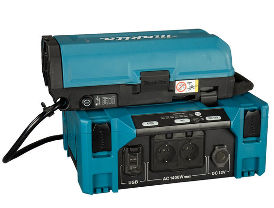 Afbeelding Makita set omvormer rugadapter 18v BAC01PDC01NL