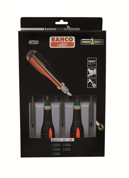 Afbeelding BAHCO schroevendraaierset ergo 6-d tb BE-9885TB