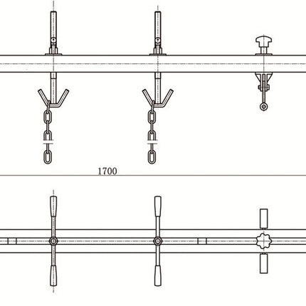 Afbeelding BAHCO ram set BH8AC1-500