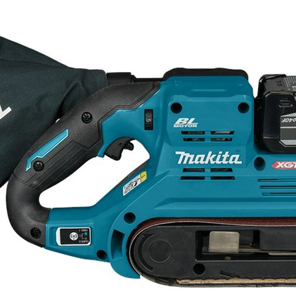 Afbeelding Makita xgt 40 v max bandschuurmachine 76mm BS001GZ