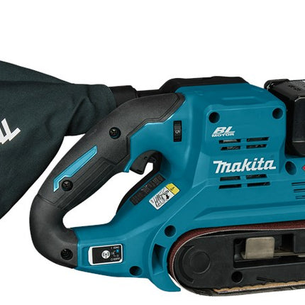 Afbeelding Makita xgt 40 v max bandschuurmachine 76mm BS001GZ