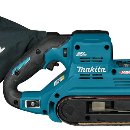 Afbeelding Makita xgt 40 v max bandschuurmachine 76mm BS001GZ