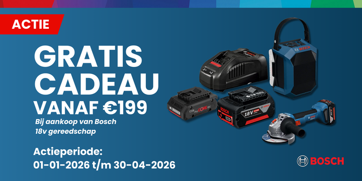 Bosch PRO Deal: Gratis Cadeau bij 18V Gereedschap